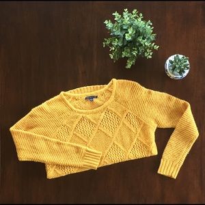 Cozy Mustard Yellow Oversized Sweater